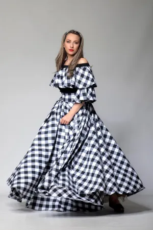 Tartan Gown Dress